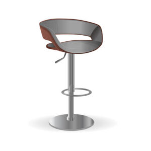 Bar interior design concept. vector illustration isolated on white background