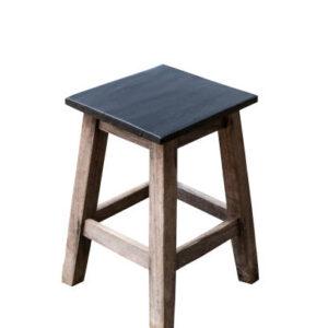 Old wooden chair isolated on white background with clipping path.