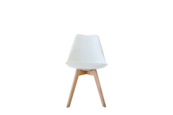 Modern chair with clipping path on white background
